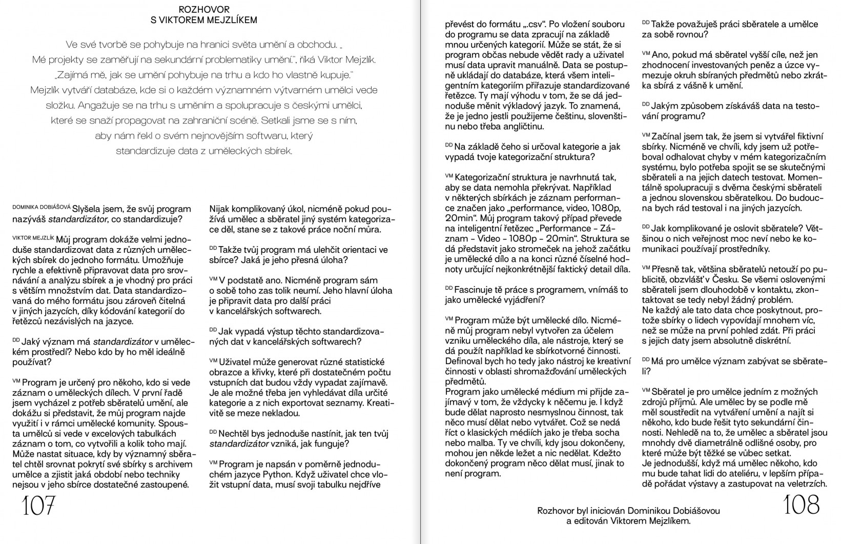 Rozhovor s Viktorem Mejzlíkem