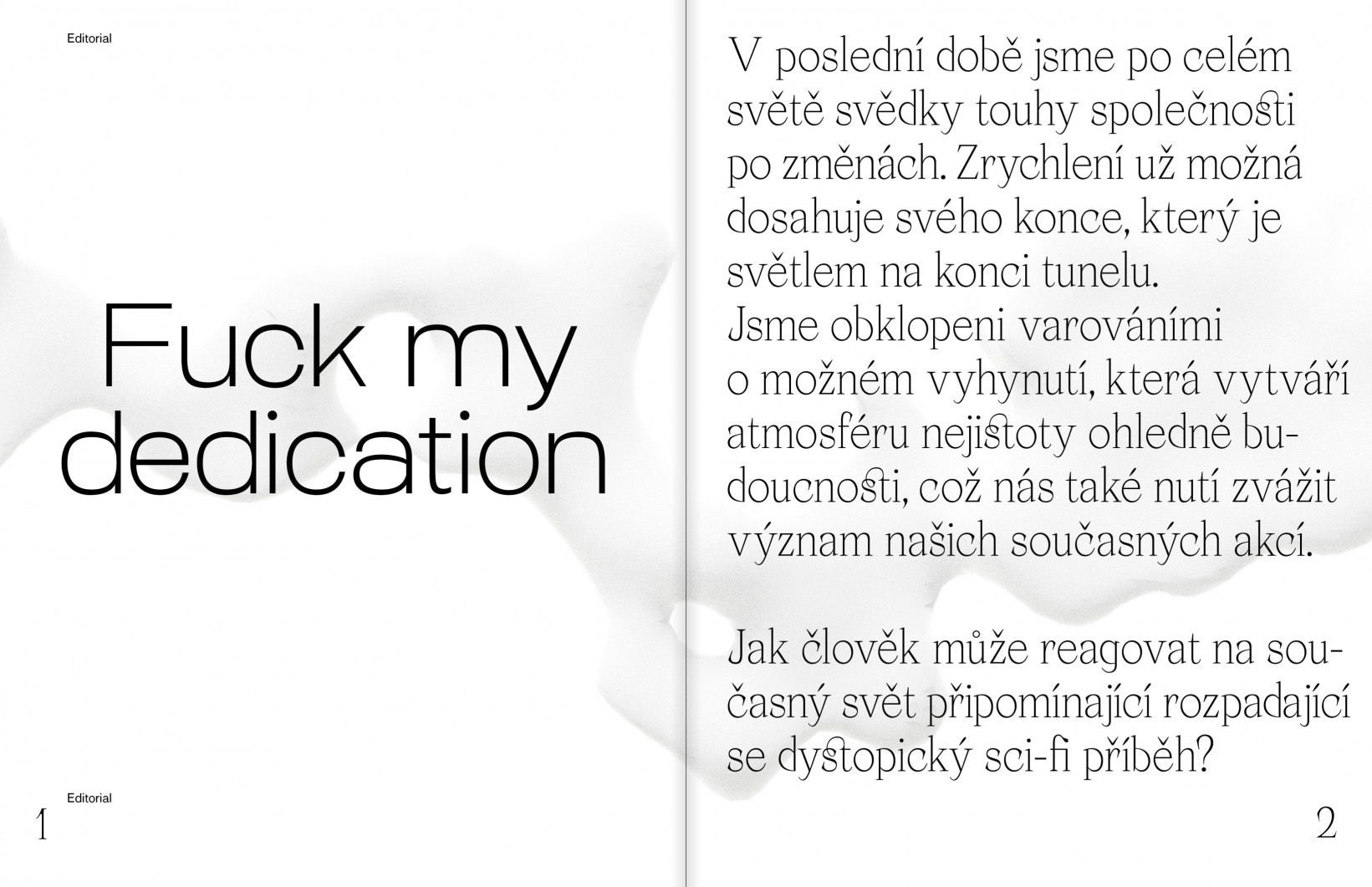 Editorial: Fuck My Dedication