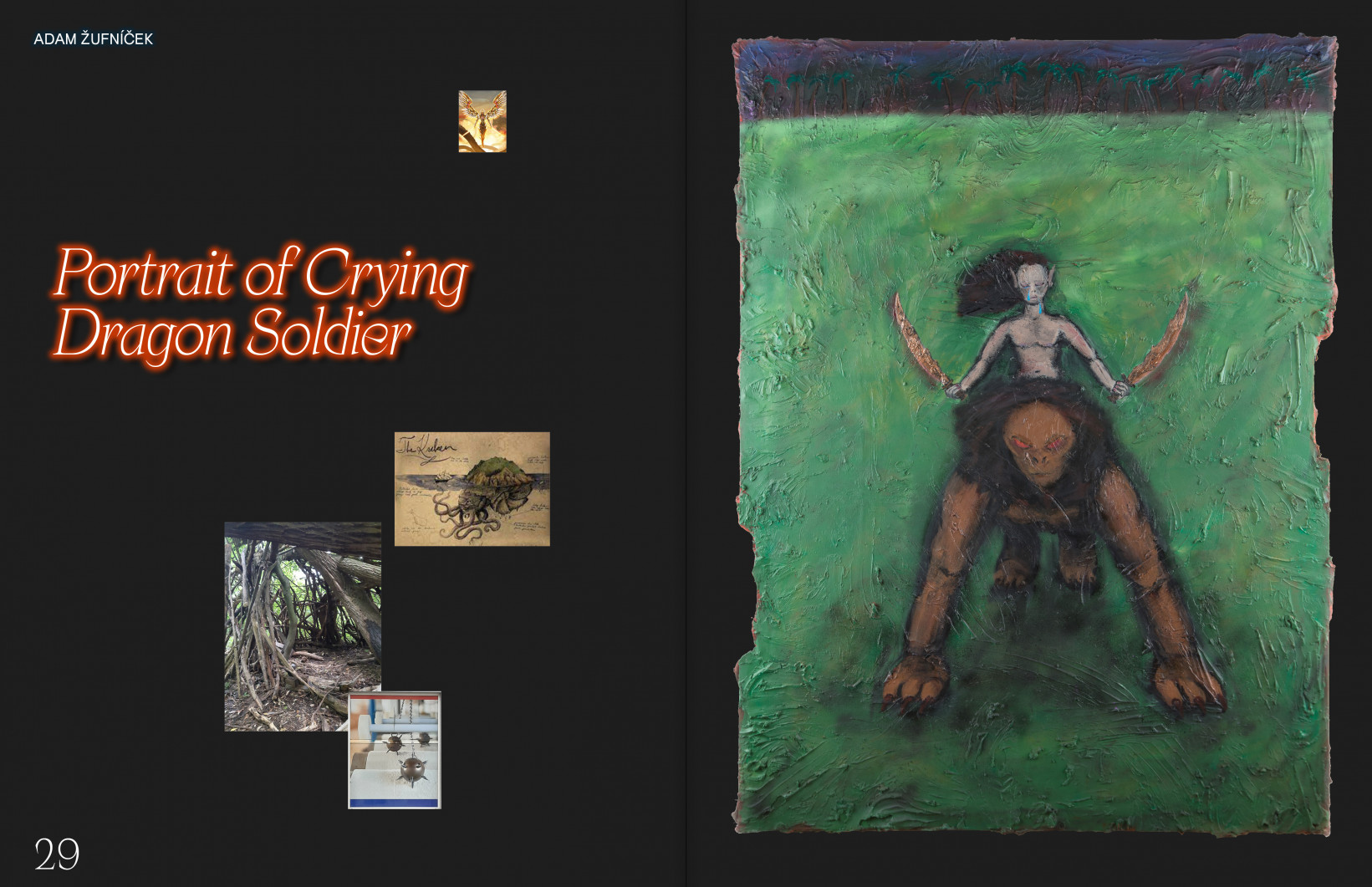 Adam Žufníček – Portrait of Crying Dragon Soldier